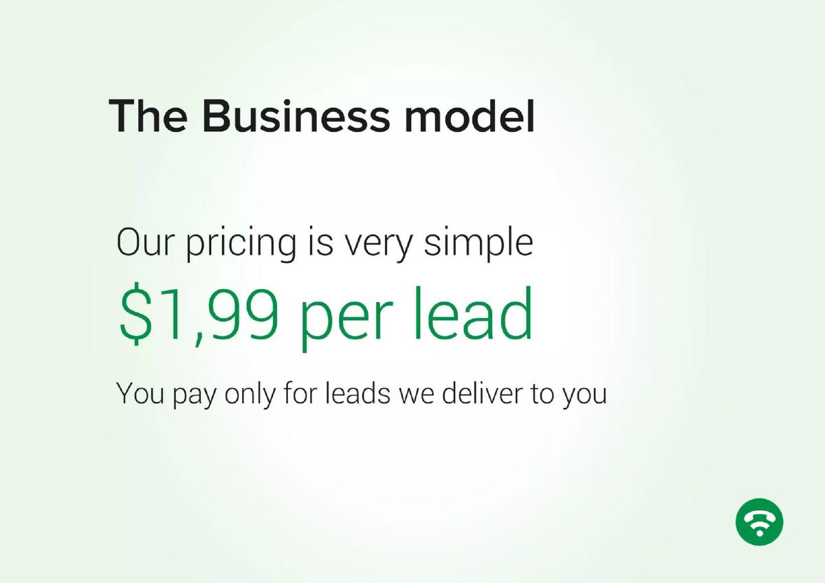 Bouncehelp pitch deck slide 4 of 8