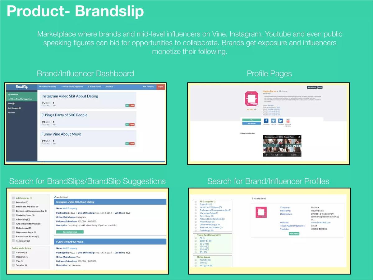 BrandSlip pitch deck slide 3 of 11