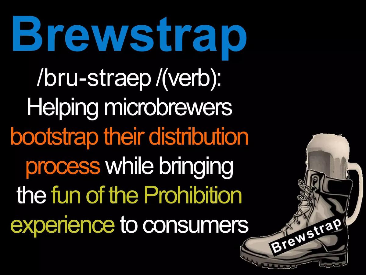 BrewStrap pitch deck slide 6 of 16
