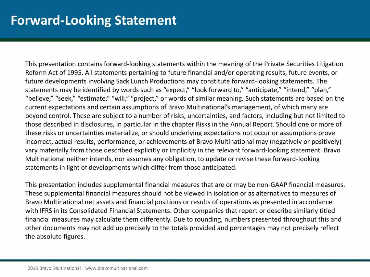Bravo Multinational, Inc. pitch deck slide 2 of 11