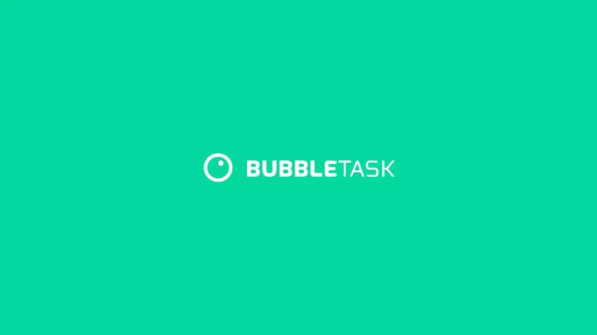 Bubbletask pitch deck slide 1 of 27