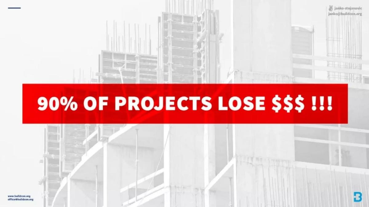 Buildcon pitch deck slide 3 of 9