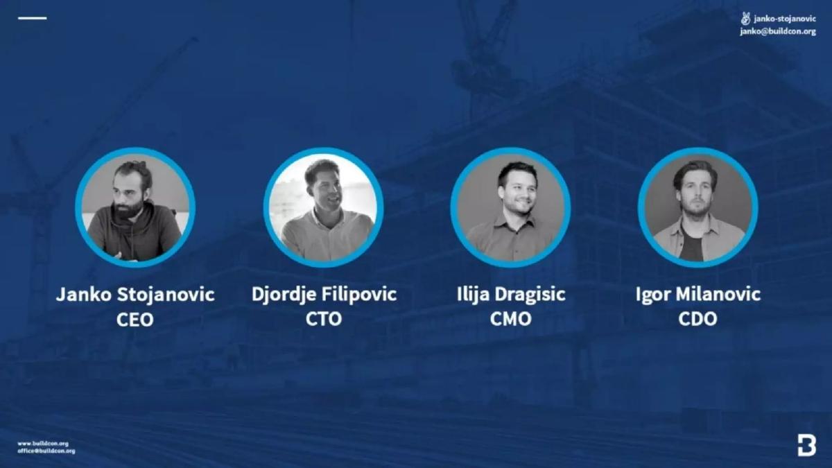 Buildcon pitch deck slide 5 of 9
