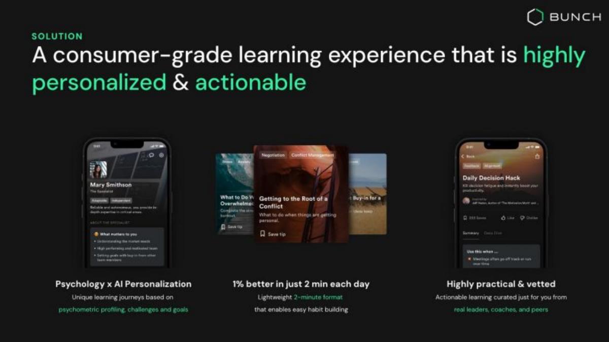 Bunch pitch deck slide 5 of 23