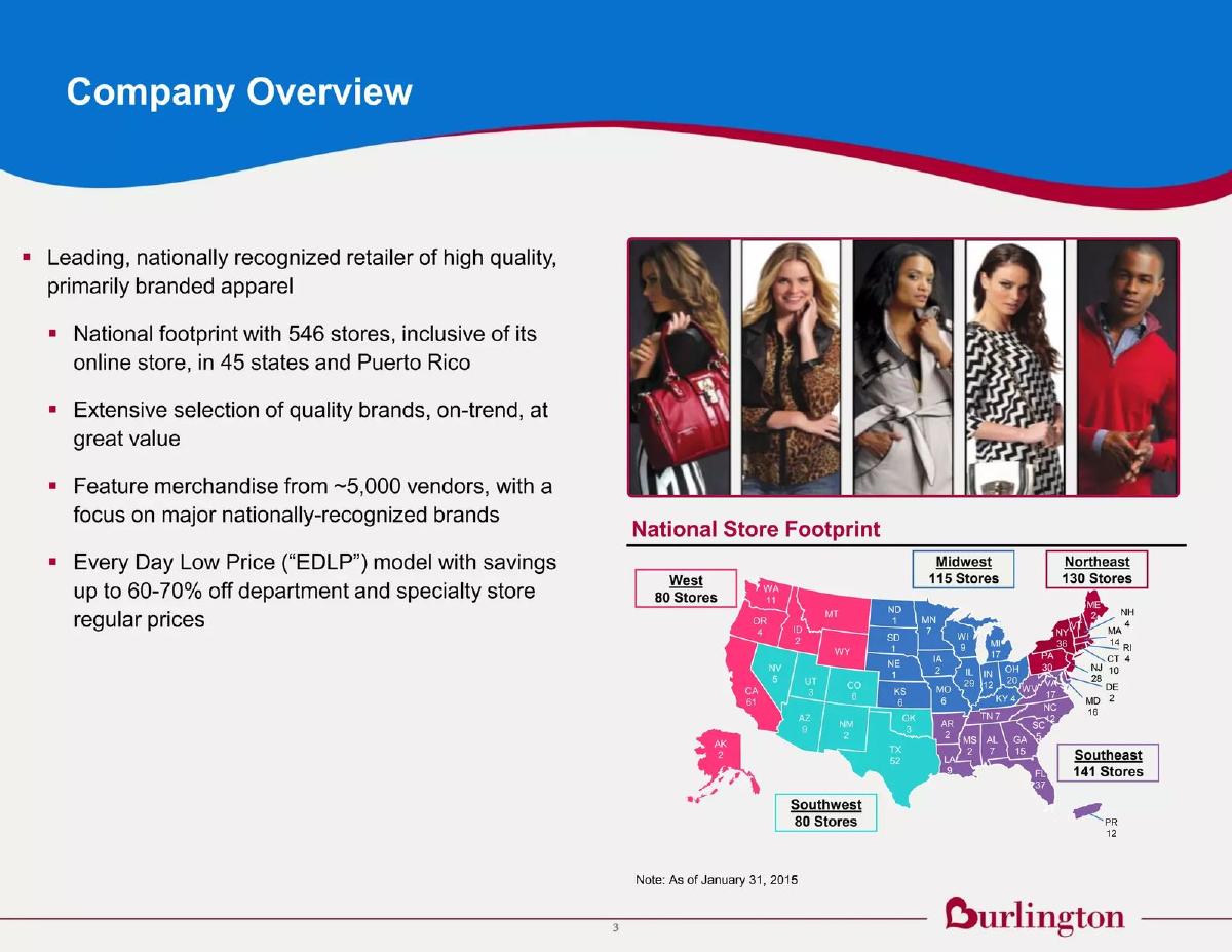 Burlington Stores, Inc. pitch deck slide 4 of 17