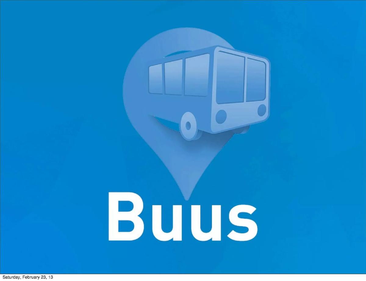 Buus pitch deck slide 3 of 16