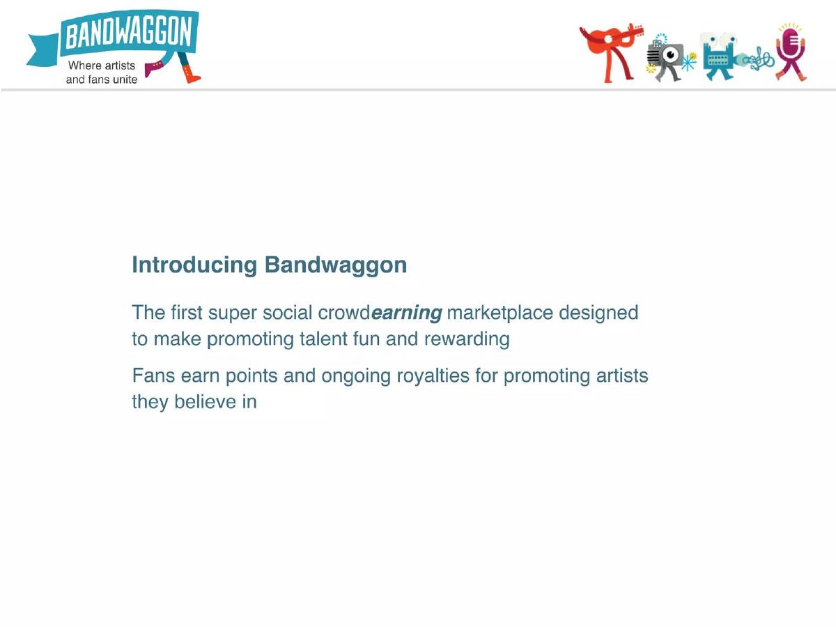 Bandwaggon pitch deck slide 5 of 25