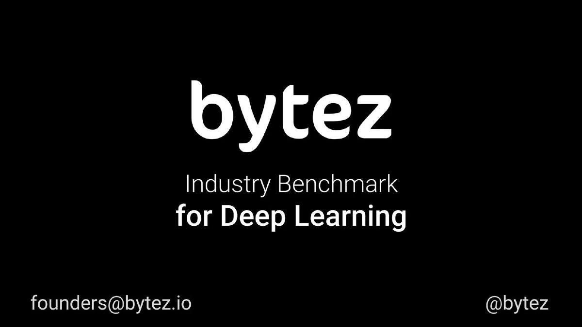 Bytez pitch deck slide 1 of 10