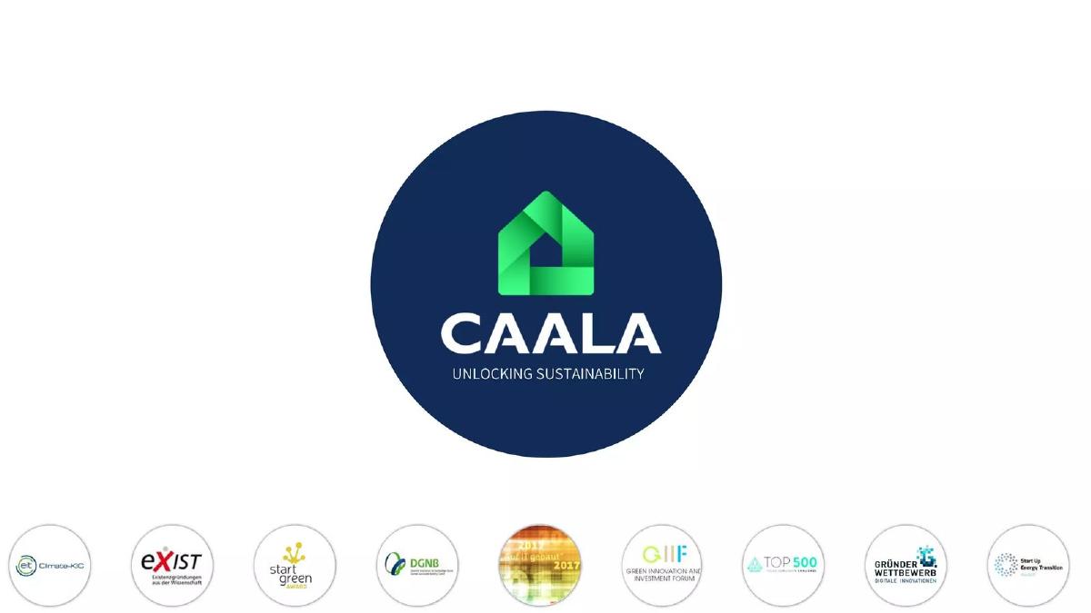 Caala pitch deck slide 1 of 10