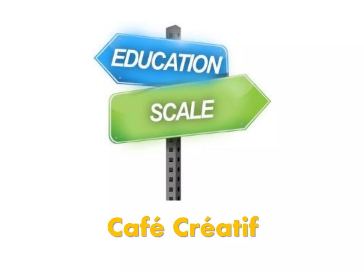 Café Créatif pitch deck slide 1 of 12