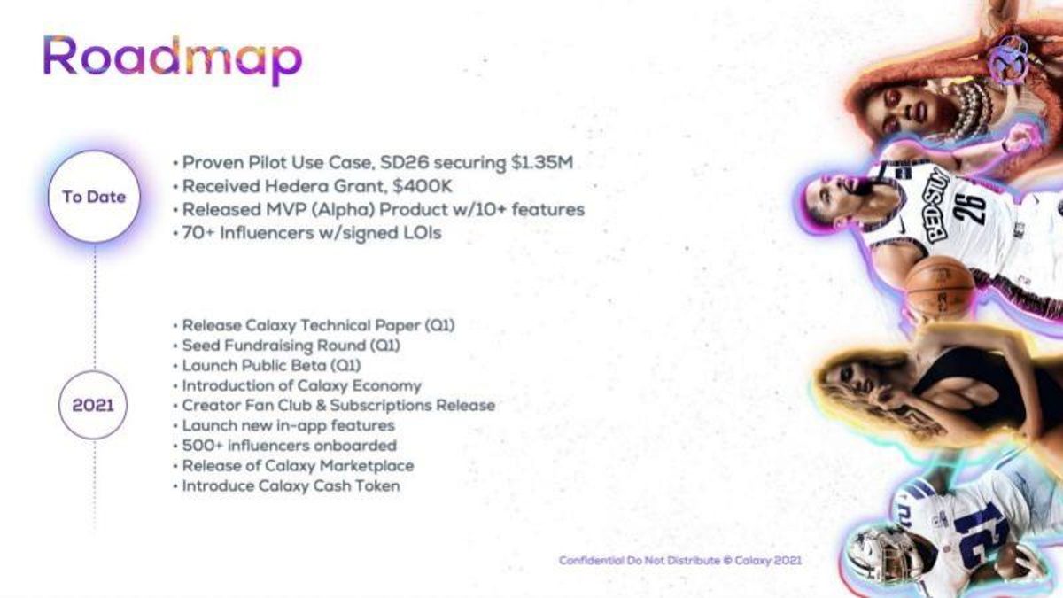 Calaxy pitch deck traction slide 10