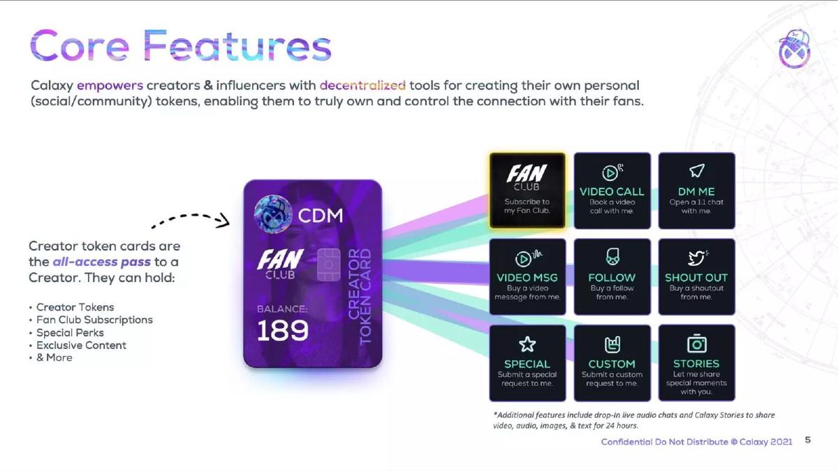 Calaxy pitch deck slide 5 of 15