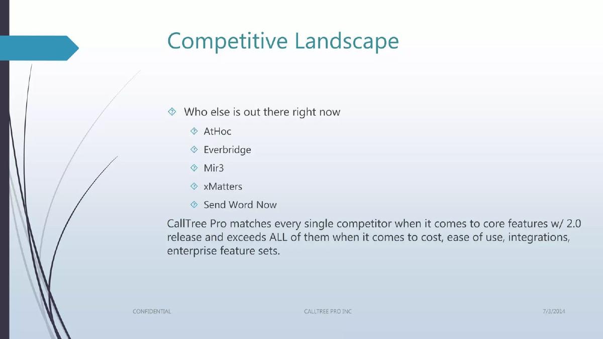 CallTree Pro Inc pitch deck slide 6 of 18