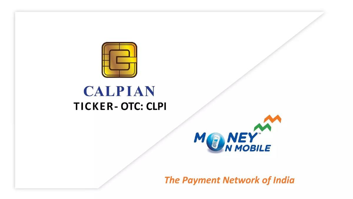 Calpian (MoneyOnMobile) pitch deck slide 1 of 26