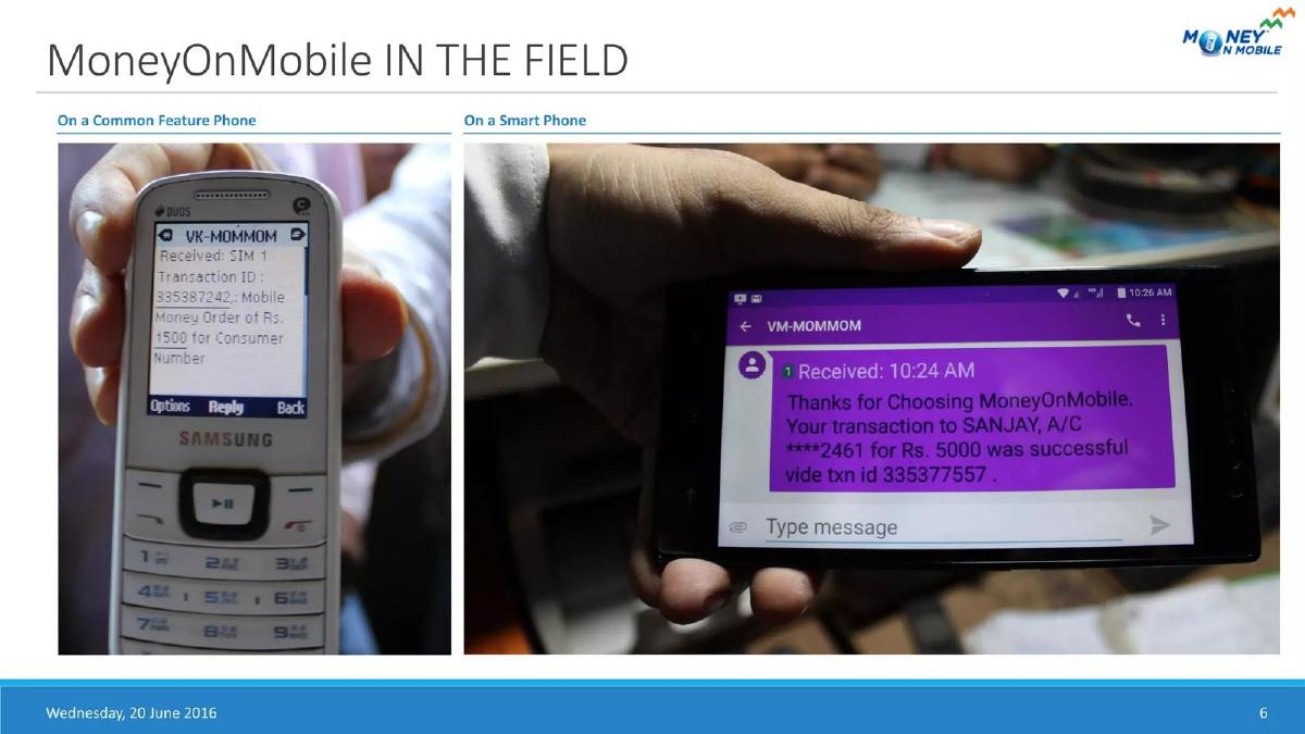 Calpian (MoneyOnMobile) pitch deck slide 6 of 26