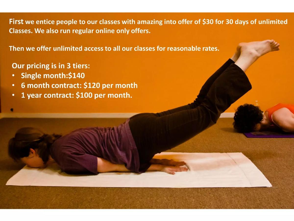 California Yoga Company (Calyoga) pitch deck slide 5 of 13
