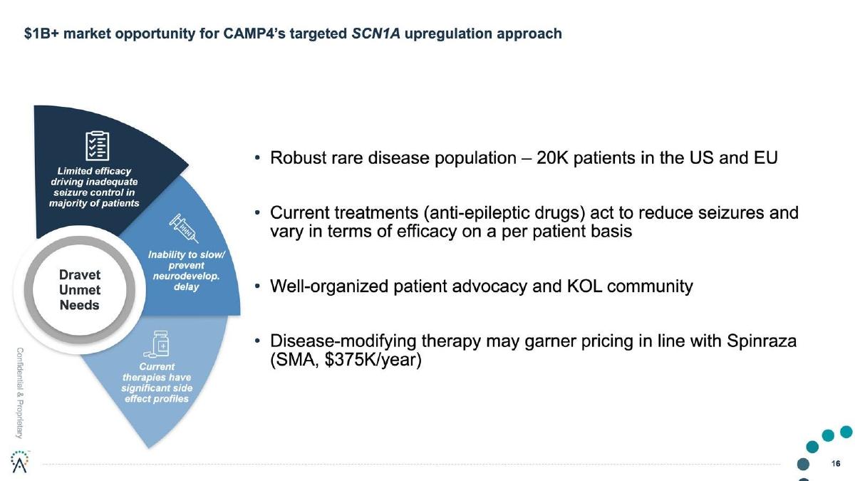 CAMP4 Therapeutics pitch deck market slide 16