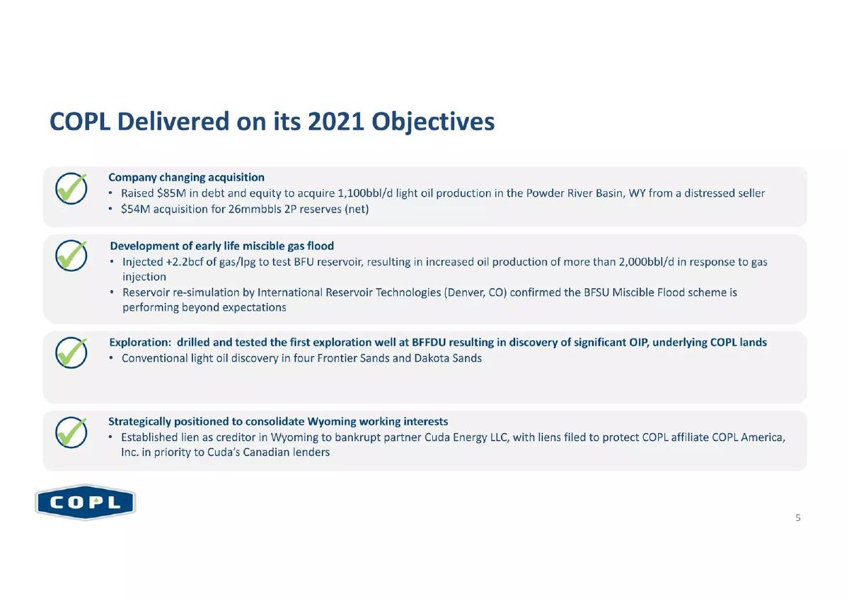 Canadian Overseas Petroleum Limited pitch deck slide 5 of 30