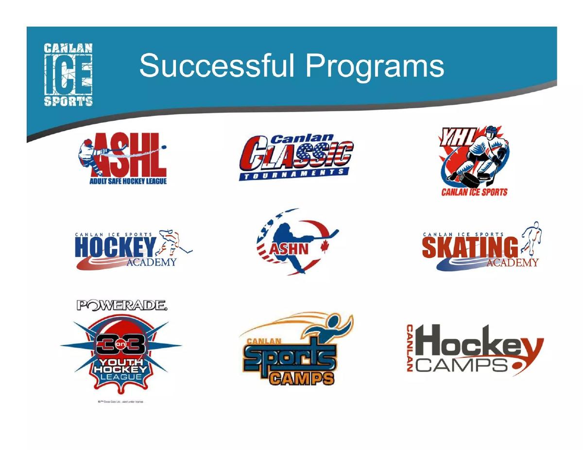 Canlan Ice Sports pitch deck slide 6 of 21
