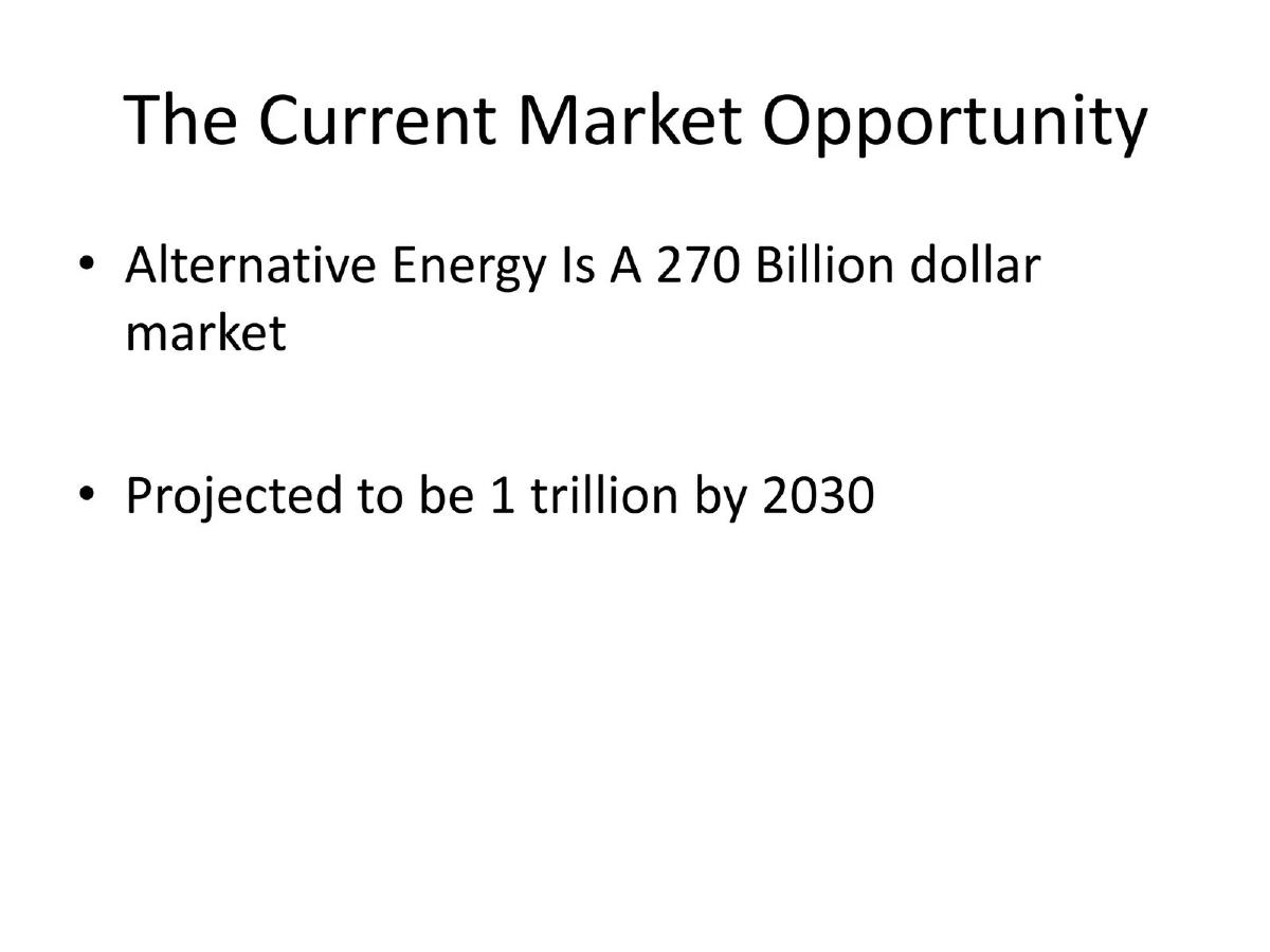 Cannabis Energy Oil pitch deck slide 2 of 6