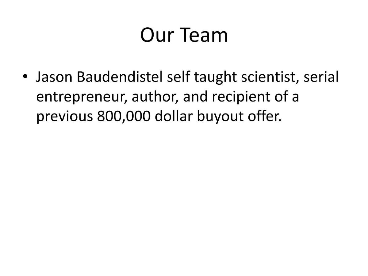 Cannabis Energy Oil pitch deck slide 5 of 6