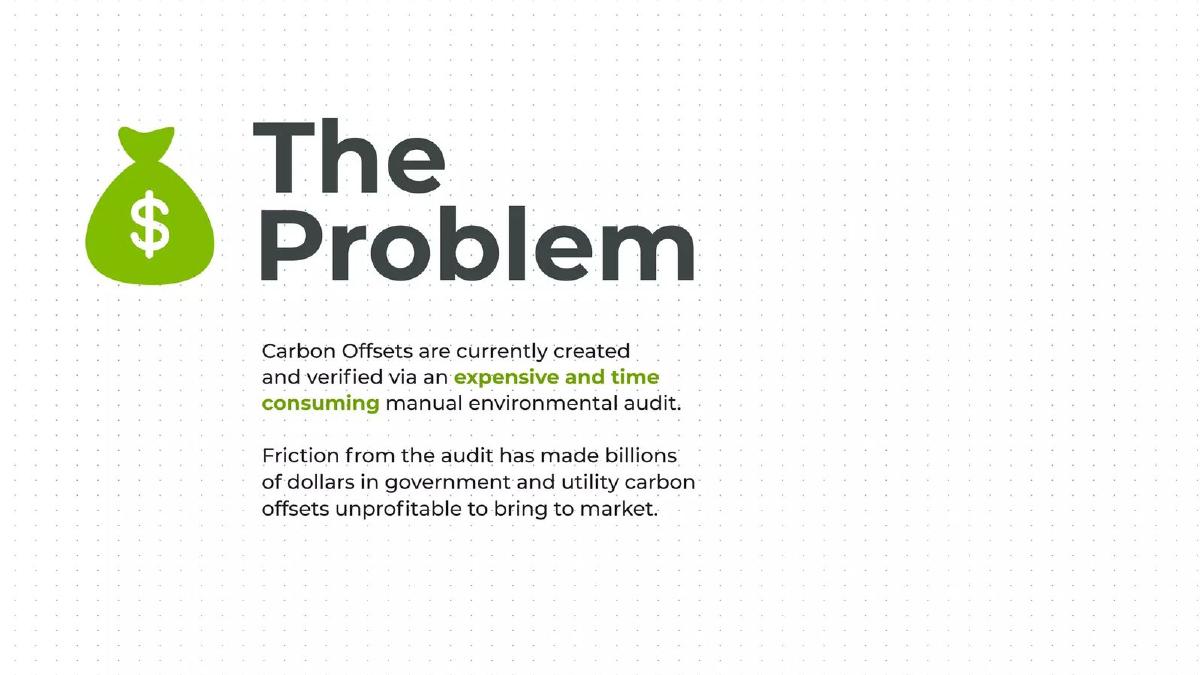 Carbon Block pitch deck slide 3 of 17
