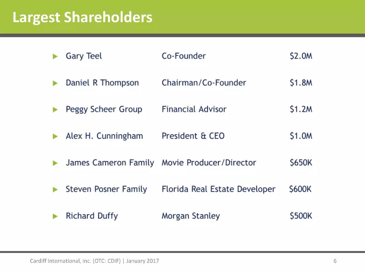 Cardiff International Inc. pitch deck slide 6 of 21