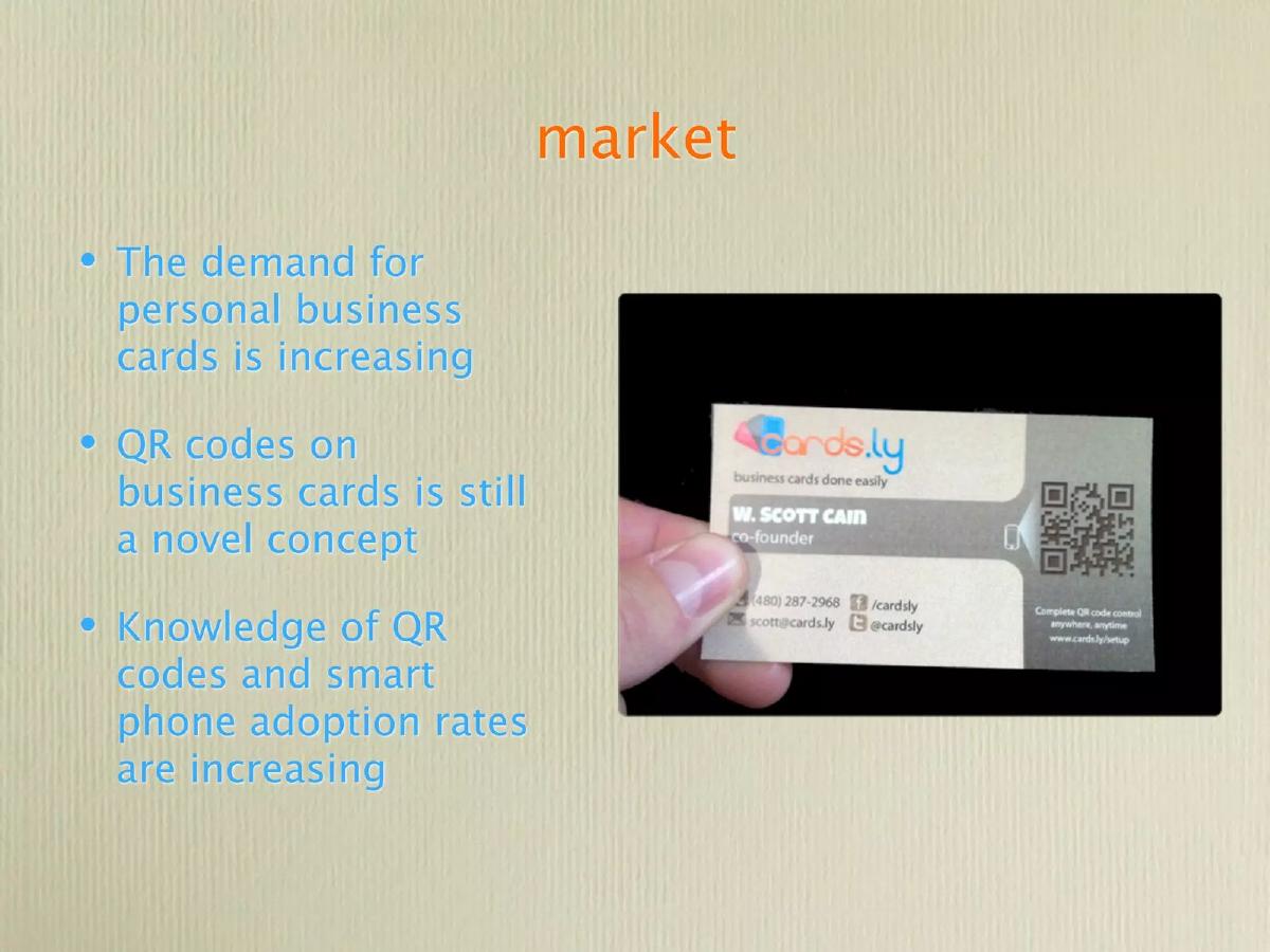Cardsly pitch deck slide 6 of 12