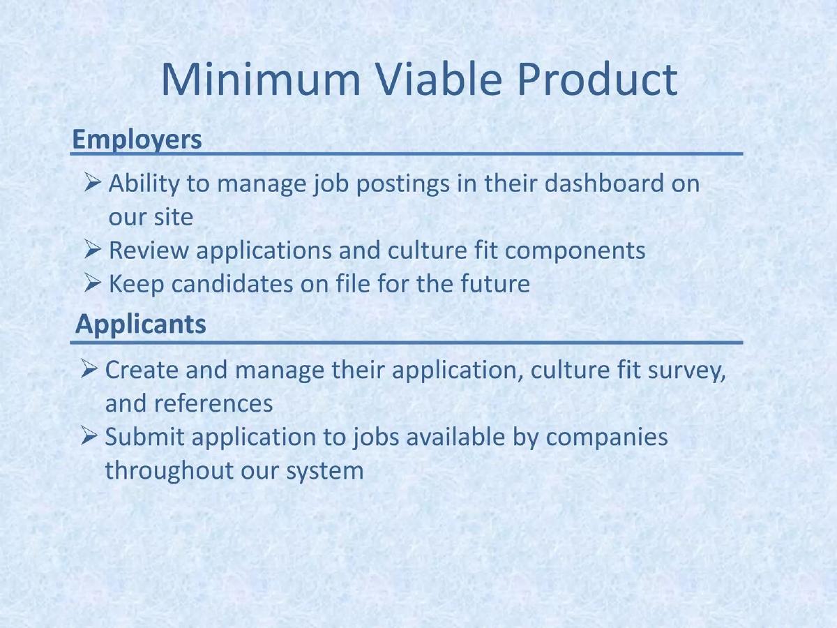 Prospective Plus (CareerApp) pitch deck slide 6 of 14