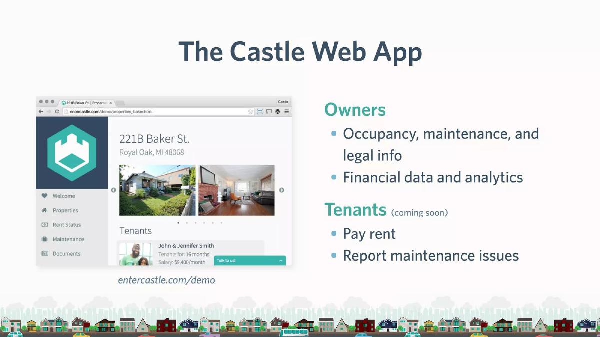 Castle pitch deck slide 6 of 13