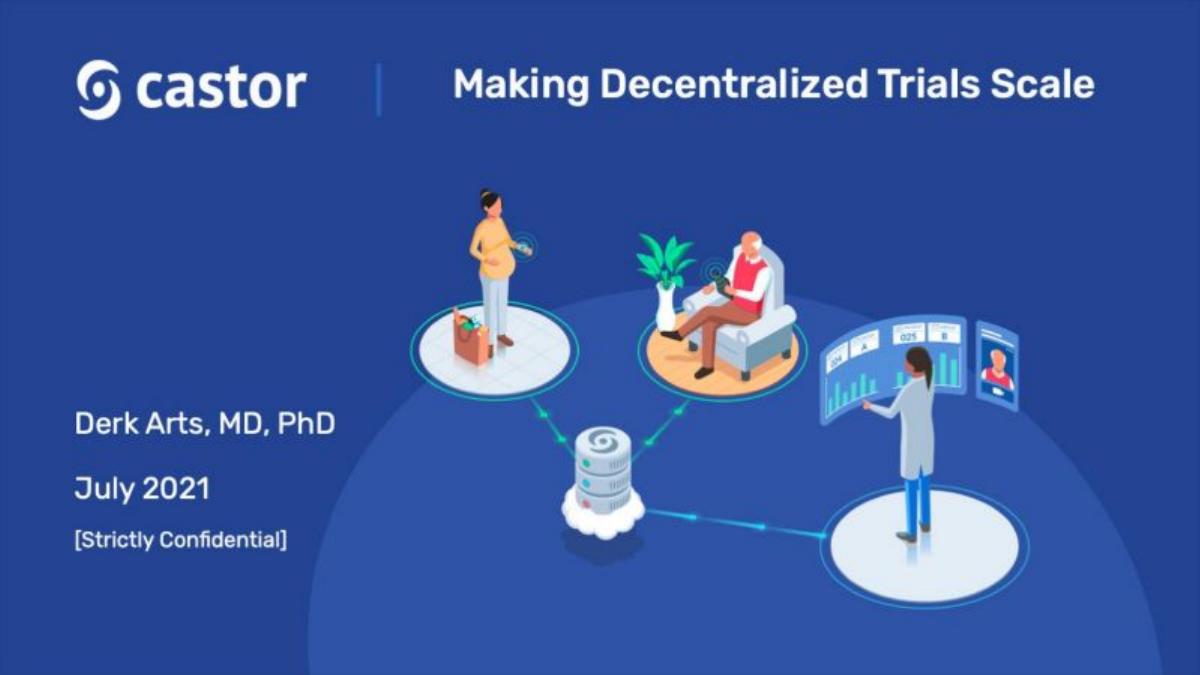 Castor pitch deck slide 1 of 9