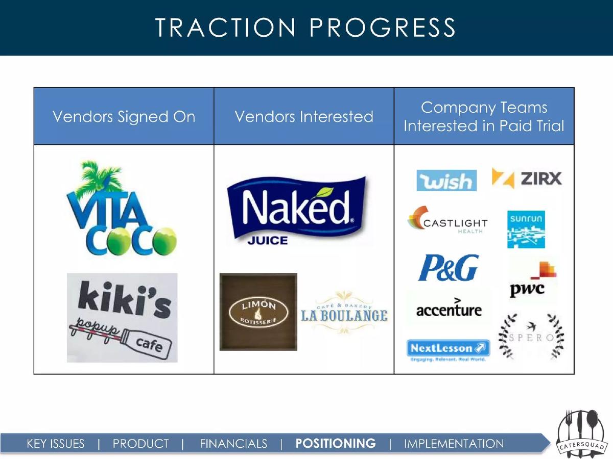 CaterSquad pitch deck slide 5 of 16
