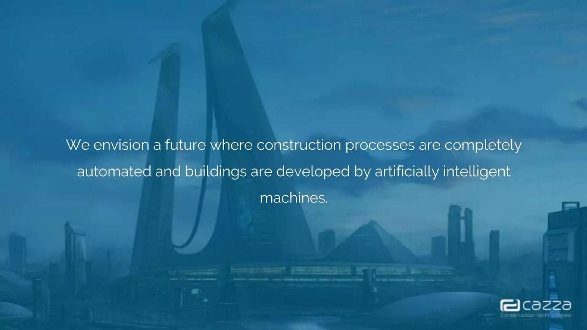 Cazza pitch deck slide 2 of 23