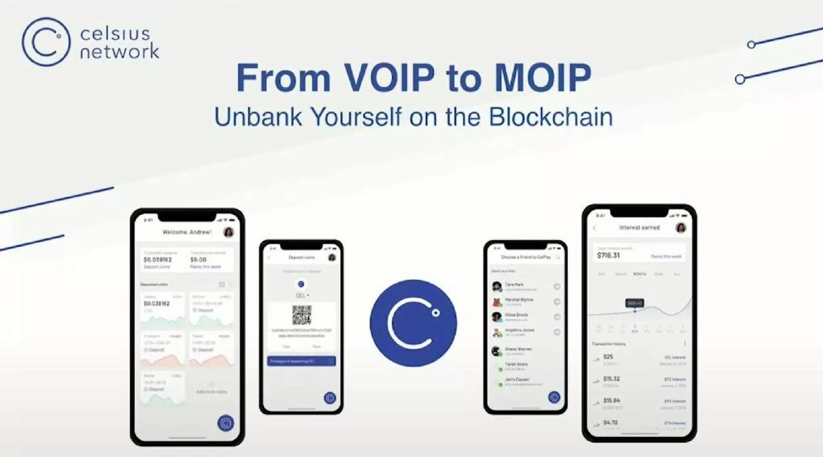 Celsius Network pitch deck slide 1 of 40