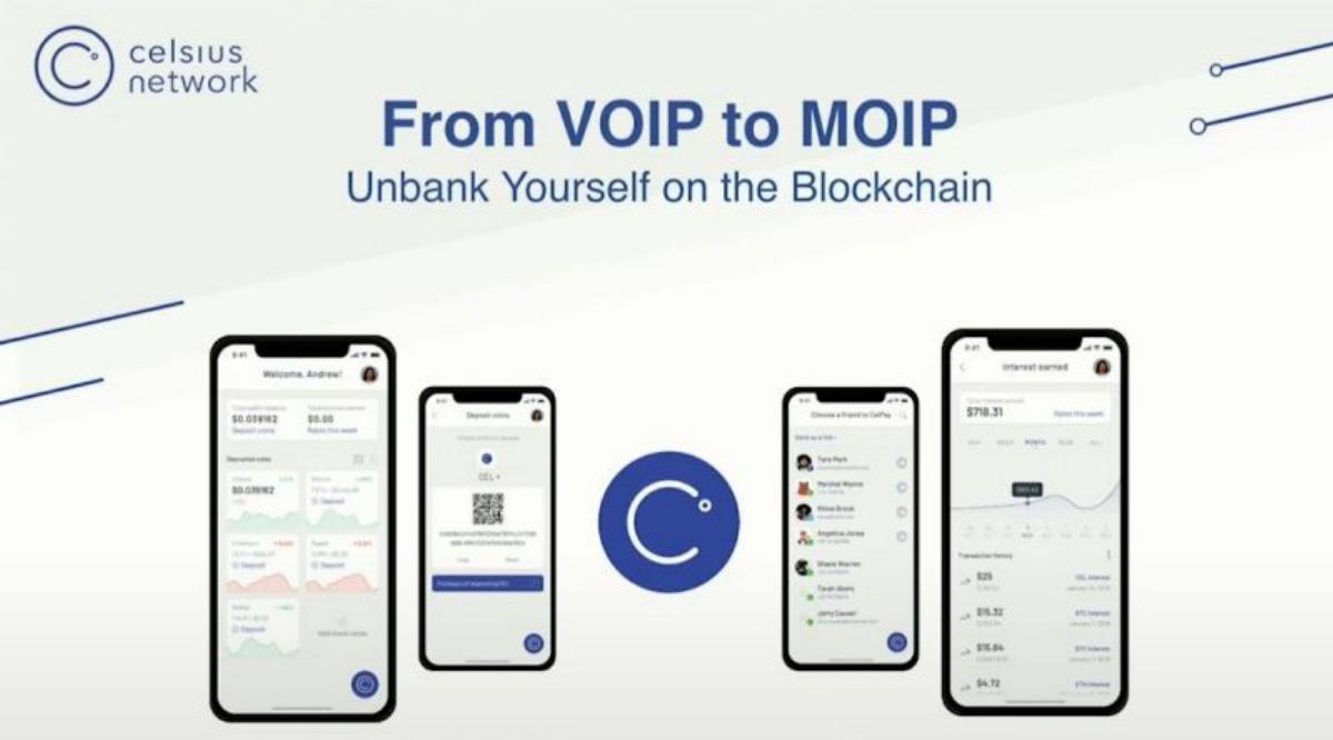 Celsius Network pitch deck slide 1 of 40