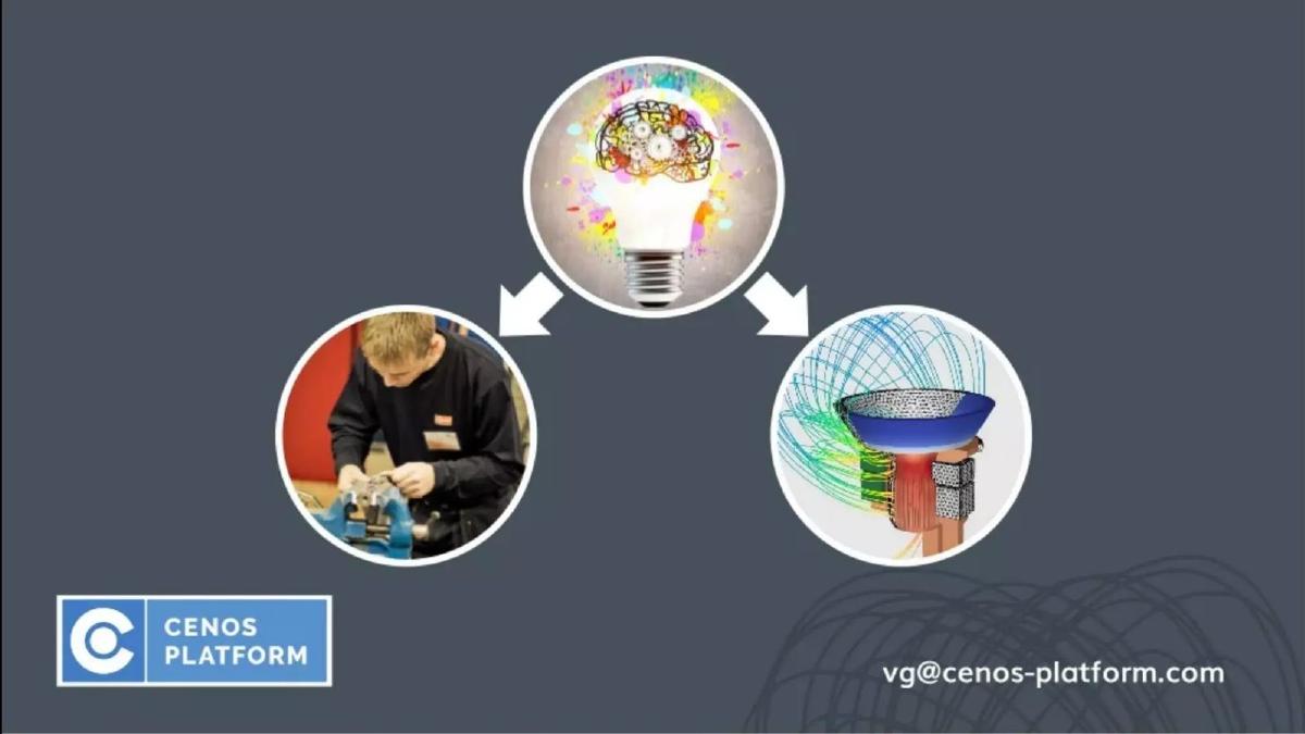 CENOS pitch deck slide 3 of 10