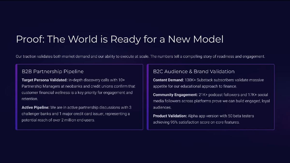 Cent Capital pitch deck slide 5 of 12