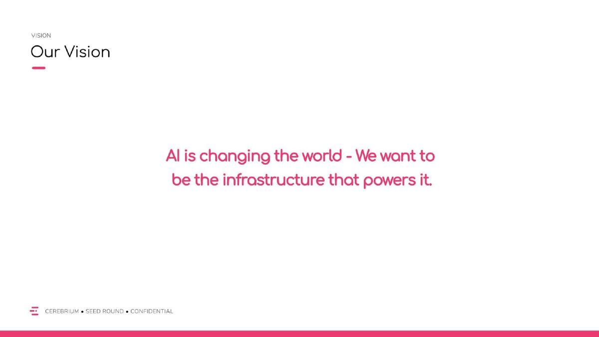 Cerebrium pitch deck slide 2 of 19