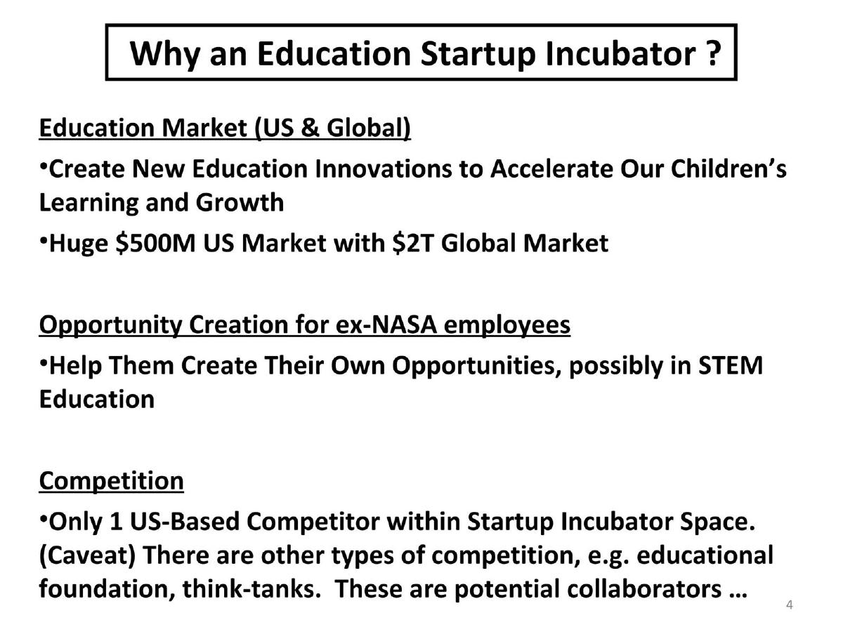 CFL EDU Weekend & Incubator pitch deck slide 4 of 22