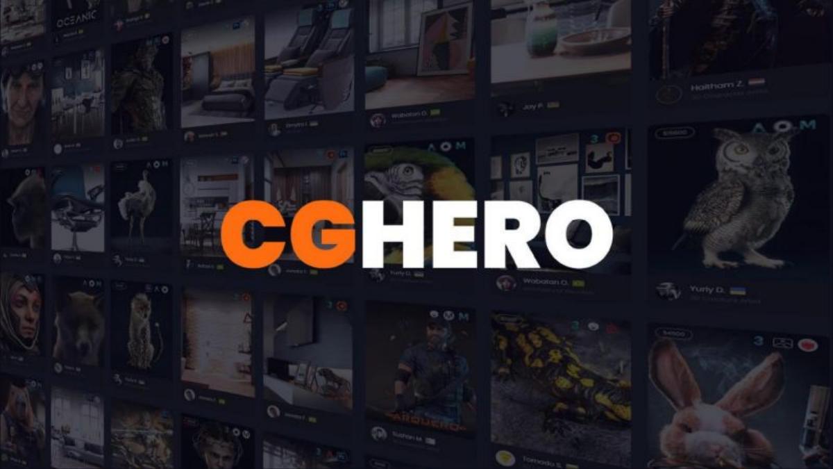 CGHero pitch deck slide 1 of 15