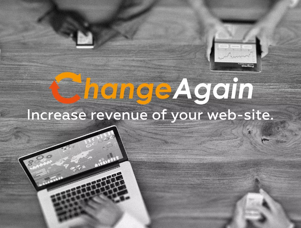 ChangeAgain pitch deck slide 1 of 12