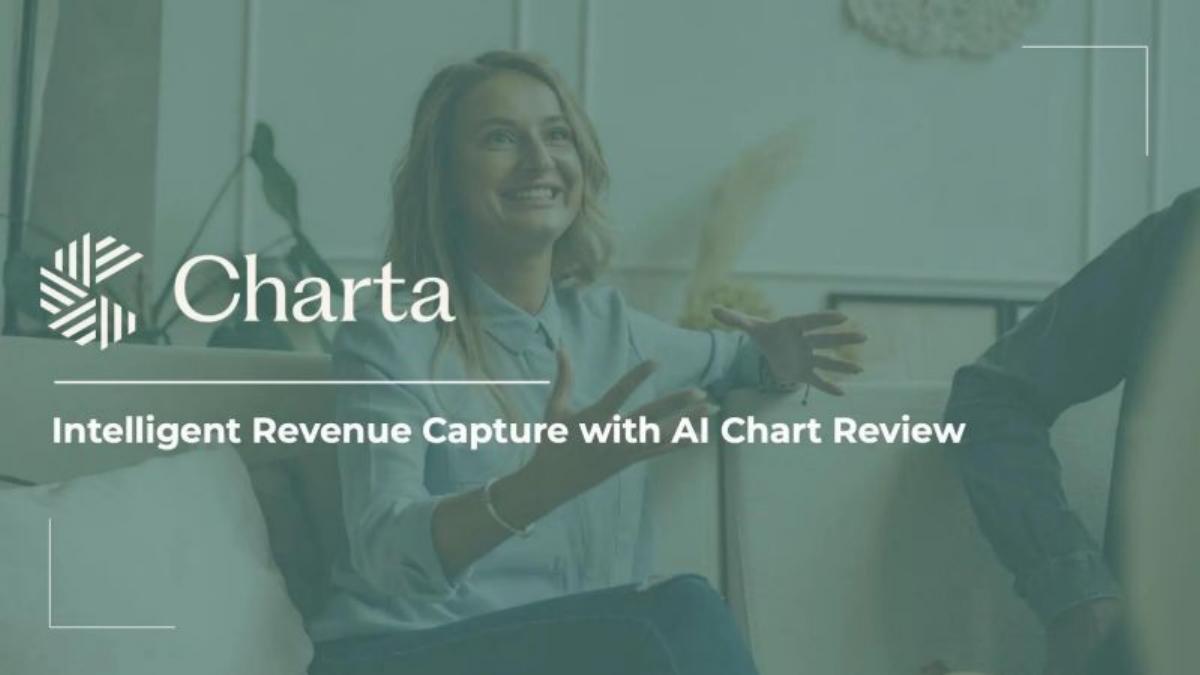 Charta Health pitch deck slide 1 of 12