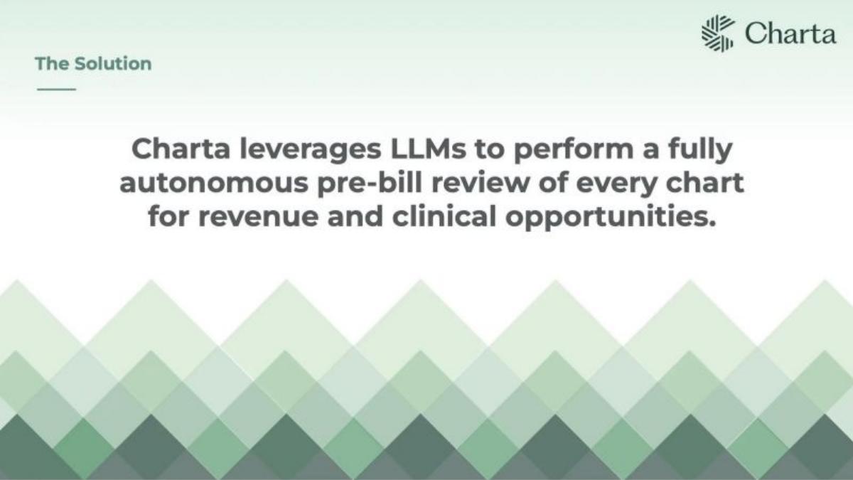 Charta Health pitch deck slide 4 of 12