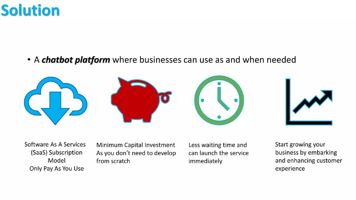 Chatterbot pitch deck slide 3 of 10