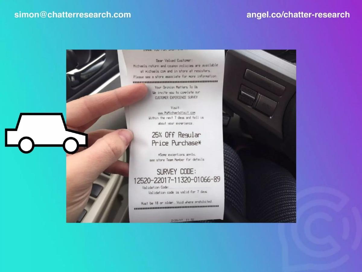 Chatter Research pitch deck slide 3 of 17
