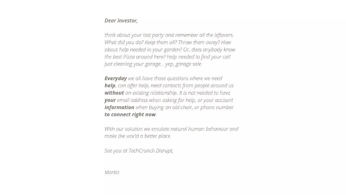 Cheerapp pitch deck slide 3 of 18