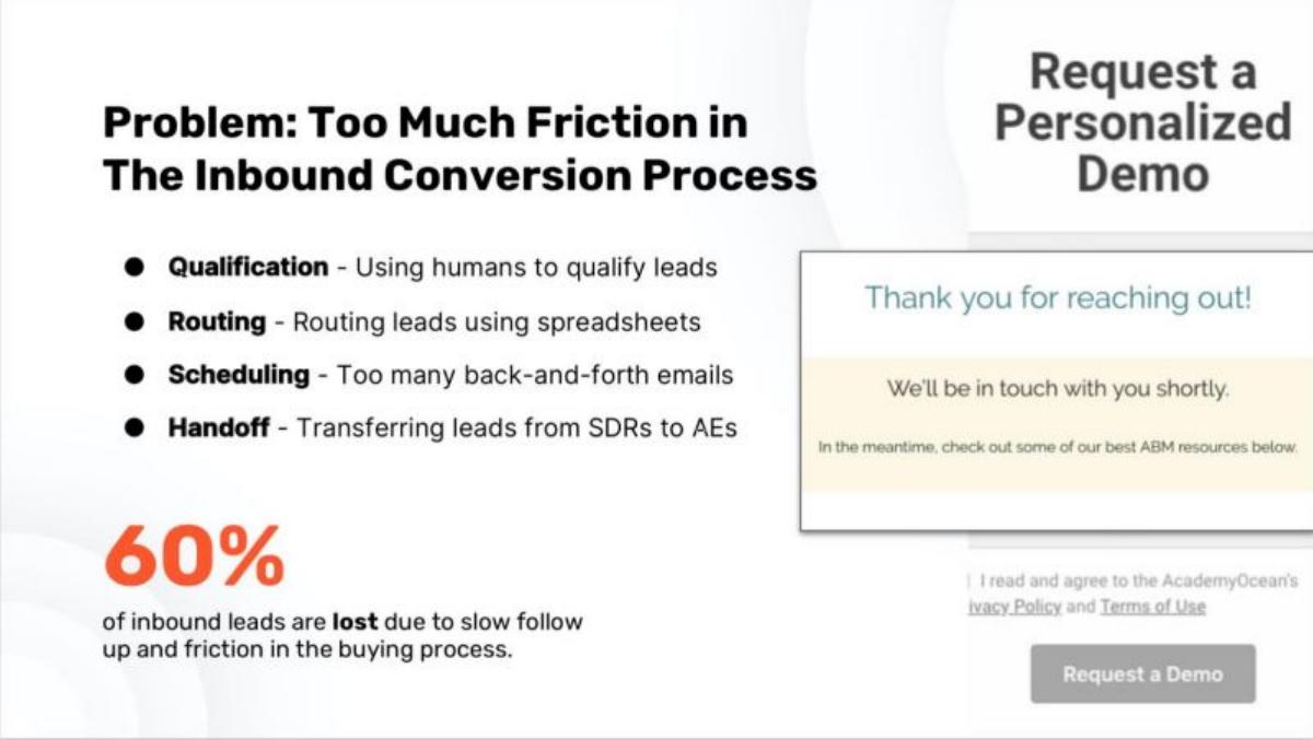 Chili Piper pitch deck slide 5 of 17