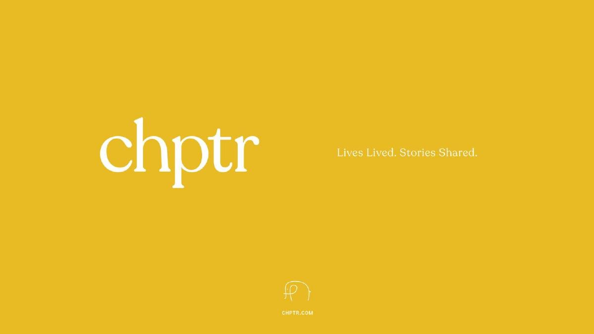 Chptr pitch deck slide 2 of 19