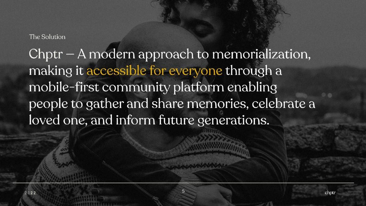 Chptr pitch deck slide 6 of 19