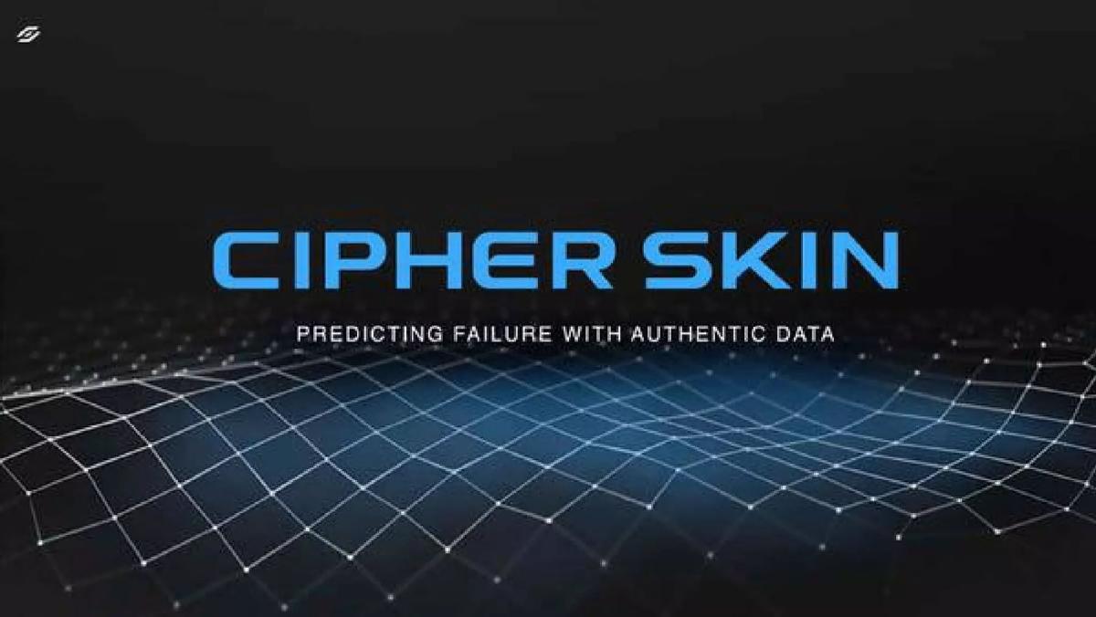 Cipher Skin pitch deck slide 1 of 27
